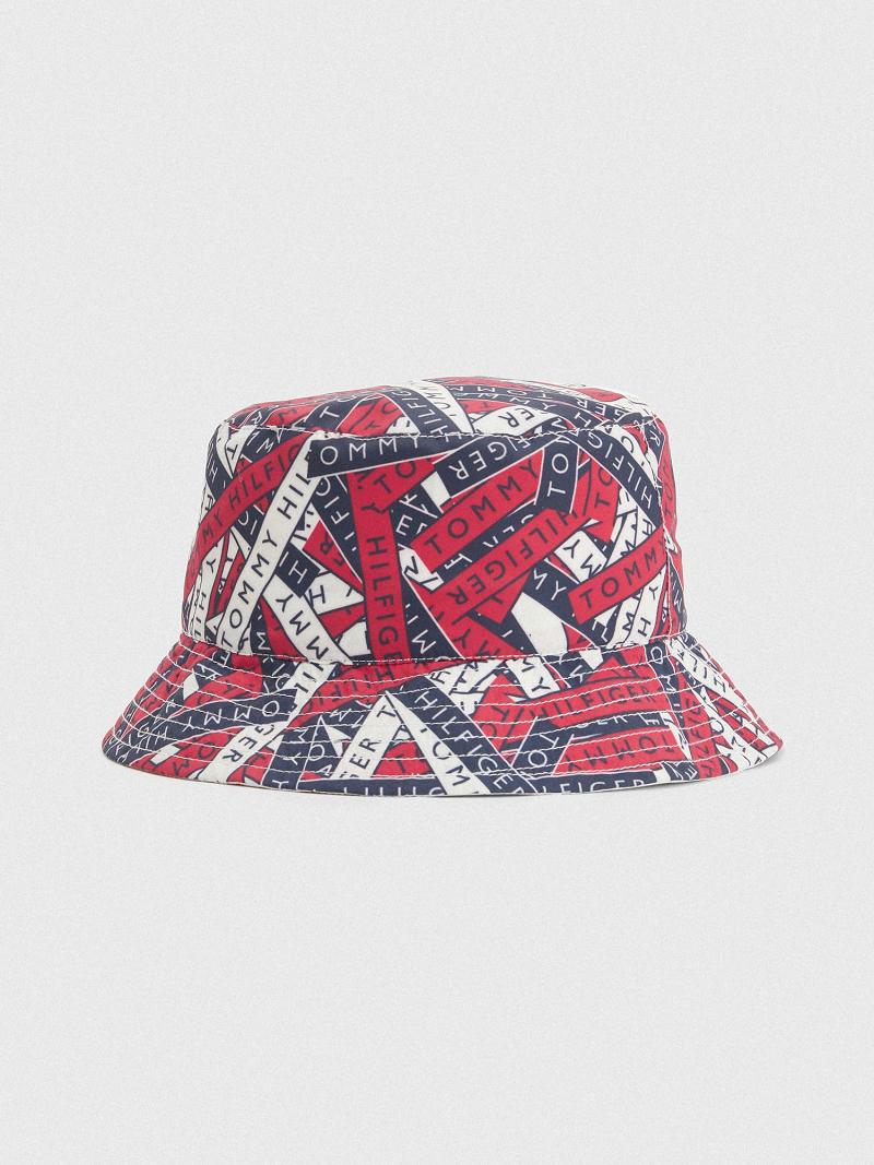 Fiú Tommy Hilfiger Reversible Bucket HATS Színes | HU 2362XYU